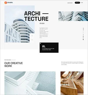 Architecture Studio website template