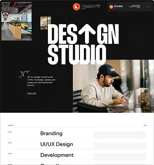 Design Studio website template