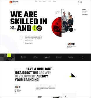 Web Design Agency website template
