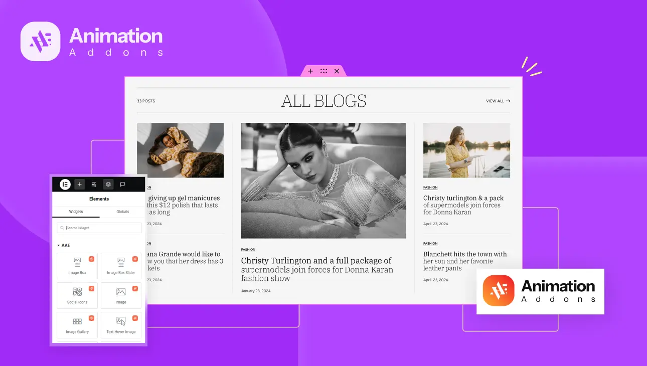 How to Create a Blog Layout Using Animation Addons for Elementor and Custom Widgets