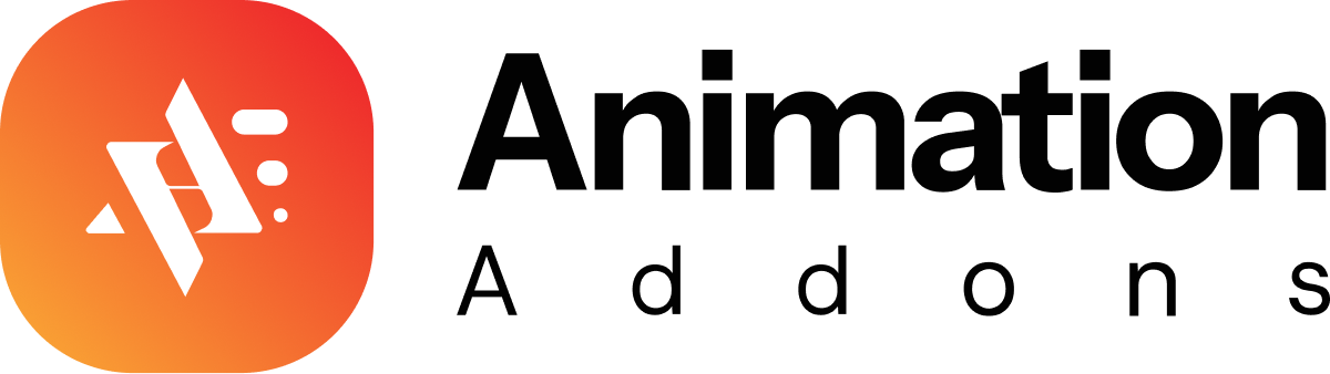 Animation Addons Logo Black
